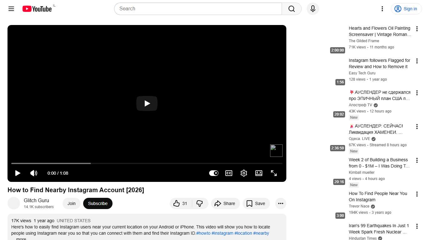 How to Find Nearby Instagram Account [2026] - YouTube
